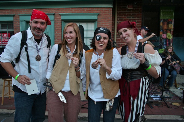 Baaaarrrrnacles! from Horn Point Lab, winners of the Best Spirit Award in the 2010 Main Street Mile Baaaarrrrnacles! from Horn Point Lab, winners of the Best Spirit Award in the 2010 Main Street Mile